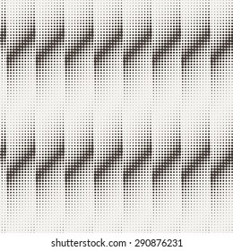 Vector seamless minimalistic monochrome geometrical pattern of dots