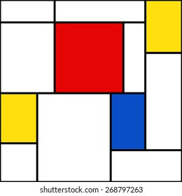Vector seamless minimalistic pattern in the style of the sixties