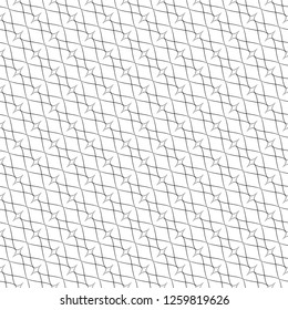Vector seamless models. Modern stylish texture. Composition from regularly repeating geometrical element. Monochrome, simple. Vector illustrations.