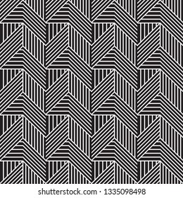 Vector seamless models. Modern stylish texture. Composition from regularly repeating geometrical element. Monochrome, simple. Vector illustrations.