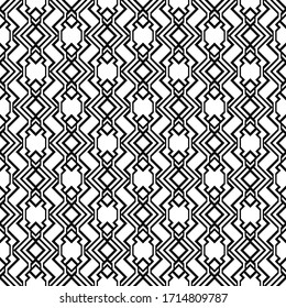 Modelos vectoriales sin fisuras. Textura moderna y elegante. Composición a partir de elementos geométricos de repetición regular. Monocromo, simple. Ilustraciones vectoriales.