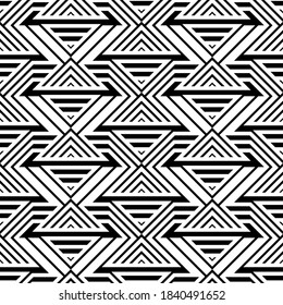 Modelos vectoriales sin fisuras. Textura moderna y elegante. Composición a partir de elementos geométricos que se repiten regularmente. Monocromo, simple. Ilustraciones vectoriales.