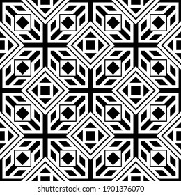 Vektornahtlose Modelle. Moderne, stilvolle Textur. Zusammensetzung aus regelmäßig wiederholtem geometrischem Element. Einfarbig, einfach. Vektorgrafiken.