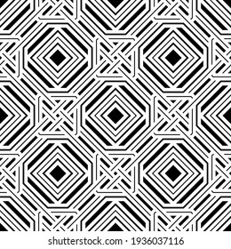 Modelos vectoriales sin fisuras. Textura moderna y elegante. Composición a partir de elementos geométricos que se repiten regularmente. Monocromo, simple. Ilustraciones vectoriales.