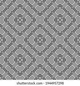 Vektornahtlose Modelle. Moderne, stilvolle Textur. Zusammensetzung aus regelmäßig wiederholtem geometrischem Element. Einfarbig, einfach. Vektorgrafiken.