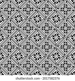 Vector seamless models. Modern stylish texture. Composition from regularly repeating geometrical element. Monochrome, simple. Vector illustrations.
