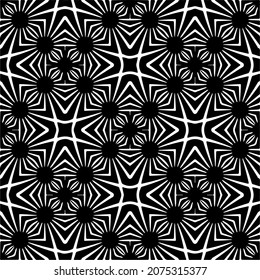 Vektornahtlose Modelle. Moderne, stilvolle Textur. Zusammensetzung aus regelmäßig wiederholtem geometrischem Element. Einfarbig, einfach. Vektorgrafiken.