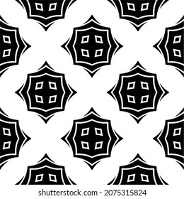 Modelos vectoriales sin fisuras. Textura moderna y elegante. Composición a partir de elementos geométricos que se repiten regularmente. Monocromo, simple. Ilustraciones vectoriales.