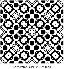 Modelos vectoriales sin fisuras. Textura moderna y elegante. Composición a partir de elementos geométricos que se repiten regularmente. Monocromo, simple. Ilustraciones vectoriales.