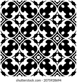 Vektornahtlose Modelle. Moderne, stilvolle Textur. Zusammensetzung aus regelmäßig wiederholtem geometrischem Element. Einfarbig, einfach. Vektorgrafiken.