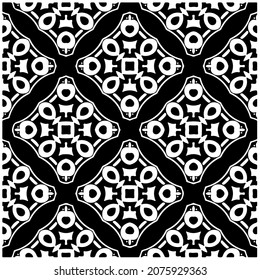 Modelos vectoriales sin fisuras. Textura moderna y elegante. Composición a partir de elementos geométricos que se repiten regularmente. Monocromo, simple. Ilustraciones vectoriales.