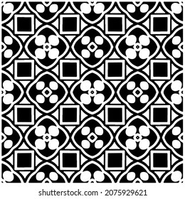 Modelos vectoriales sin fisuras. Textura moderna y elegante. Composición a partir de elementos geométricos que se repiten regularmente. Monocromo, simple. Ilustraciones vectoriales.