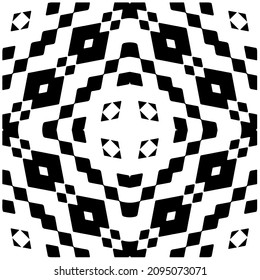 Vector seamless models. Modern stylish texture. Composition from regularly repeating geometrical element. Monochrome, simple. Vector illustrations.