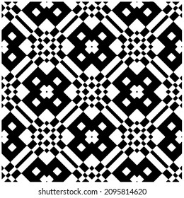 Modelos vectoriales sin fisuras. Textura moderna y elegante. Composición a partir de elementos geométricos que se repiten regularmente. Monocromo, simple. Ilustraciones vectoriales.