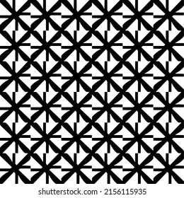 Vector seamless models. Modern stylish texture. Composition from regularly repeating geometrical element. Monochrome, simple. Vector illustrations.
