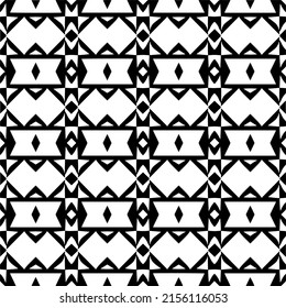 Vector seamless models. Modern stylish texture. Composition from regularly repeating geometrical element. Monochrome, simple. Vector illustrations.
