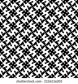 Vector seamless models. Modern stylish texture. Composition from regularly repeating geometrical element. Monochrome, simple. Vector illustrations.
