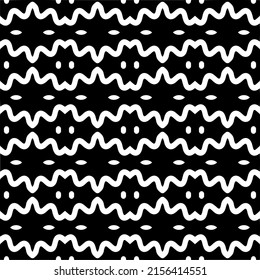 Vector seamless models. Modern stylish texture. Composition from regularly repeating geometrical element. Monochrome, simple. Vector illustrations.
