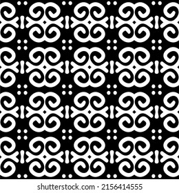 Vector seamless models. Modern stylish texture. Composition from regularly repeating geometrical element. Monochrome, simple. Vector illustrations.
