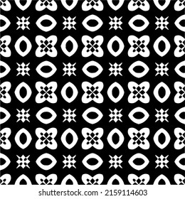 Modelos vectoriales sin fisuras. Textura moderna y elegante. Composición a partir de elementos geométricos que se repiten regularmente. Monocromo, simple. Ilustraciones vectoriales.