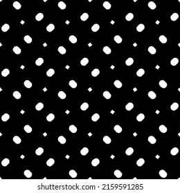 Vector seamless models. Modern stylish texture. Composition from regularly repeating geometrical element. Monochrome, simple. Vector illustrations.