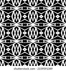 Vector seamless models. Modern stylish texture. Composition from regularly repeating geometrical element. Monochrome, simple. Vector illustrations.