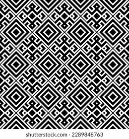 Vector seamless models. Modern stylish texture. Composition from regularly repeating geometrical element. Monochrome, simple. Vector illustrations.