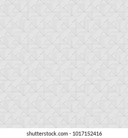 Vector seamless models. Modern texture from regularly repeating geometrical elements. Monochrome, linear, simple. Wall-paper for the press. Vector illustrations.