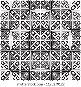 Vector seamless models. Modern texture from regularly repeating geometrical elements. Monochrome, linear, simple. Wall-paper for the press. Vector illustrations.