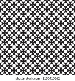 Vector seamless models. Modern texture from regularly repeating geometrical elements. Monochrome, linear, simple. Wall-paper for the press. Vector illustrations.
