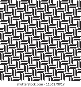 Vector seamless models. Modern texture from regularly repeating geometrical elements. Monochrome, linear, simple. Wall-paper for the press. Vector illustrations.