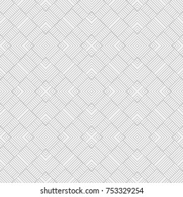 Vector seamless models. Modern texture from regularly repeating geometrical elements. Monochrome, linear, simple. Wall-paper for the press. Vector illustrations.