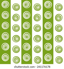 vector seamless modern abstract round pattern wallpaper in green white color
