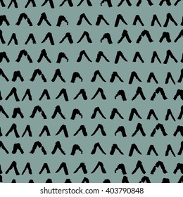 Vector seamless  modern brush spot pattern. Hand drawn artistic pattern. 