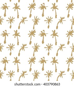 Vector seamless  modern brush spot pattern. Hand drawn artistic pattern. 