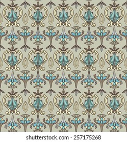 Vector Seamless Modern Pattern. Vintage wallpaper