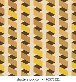 Vector seamless modern pattern. Vintage geometric ornament.