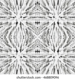 Vector seamless monochrome background with stars.
