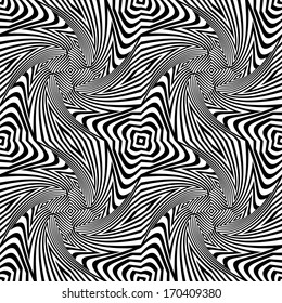 Fondo geométrico monocromo sin hilo vectorial