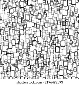 Vector seamless mosaic art pattern. Art background.