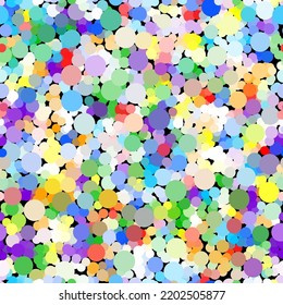 Vector seamless mosaic art pattern. Art background.