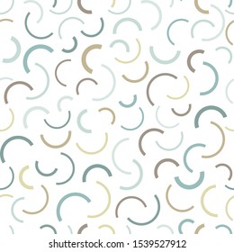Vector  Seamless mottled pattern. Abstract Wallpaper in muted colors. Geometrical ornament. Modern background for textile, printing, page fill. Repeating abstract background with chaotic elements. 