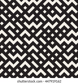 Vector Seamless Multicolor Cross Shape Dimensional Jumble Pattern. Abstract Geometric Background Design