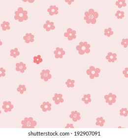 vector seamless neat flower print