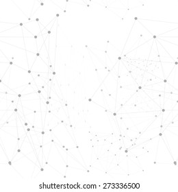 Vector seamless network background abstract polygon triangle. polygonal design geometrical