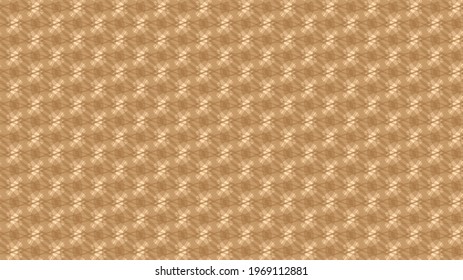 Vector seamless ocher texture made of translucent radial shapes.