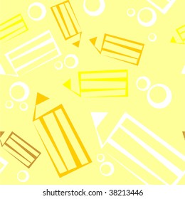Vector. Seamless office ornament  in color 37. More seamless see in portfolio