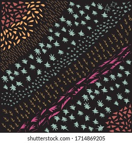 Vector seamless organic dots biological pattern