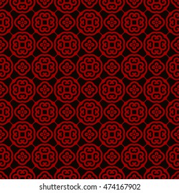 Vector Seamless Oriental Pattern