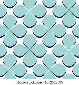 Vector seamless oriental pattern.Modern stylish texture.Blue and white